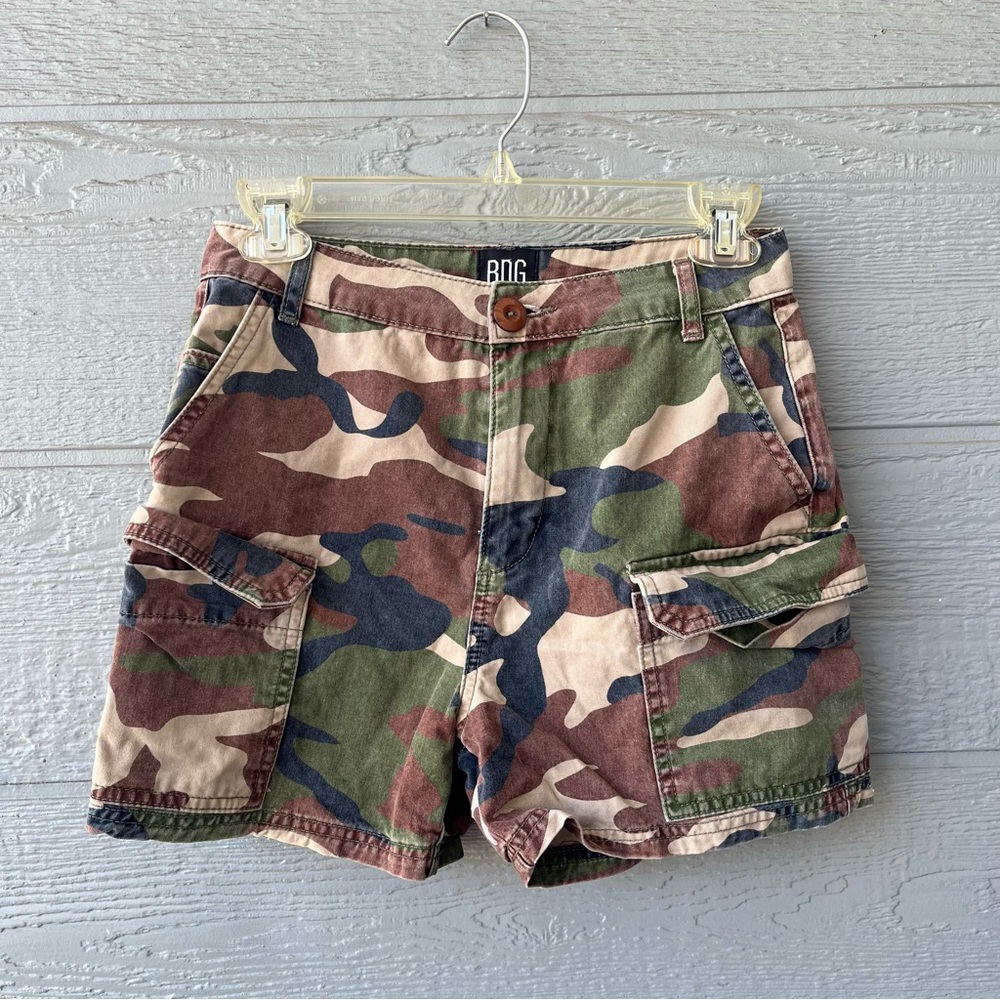 BDG Urban Outfitters camo cargo shorts